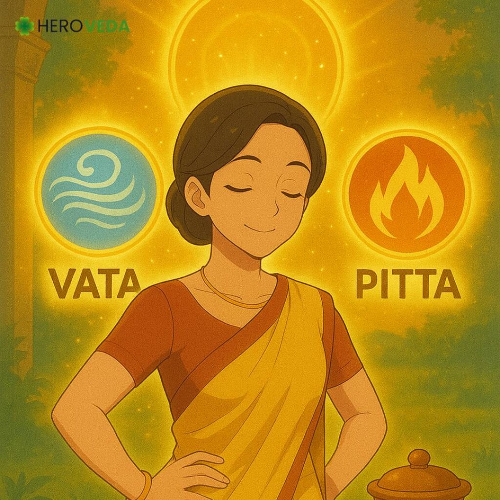 Balances Vata and Pitta Doshas