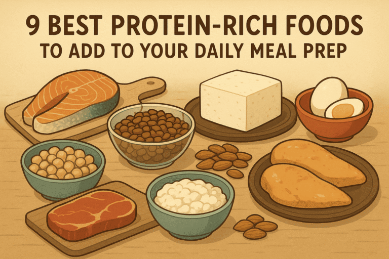 9 Best Protein-Rich Foods to Add to Your Daily Meal Prep